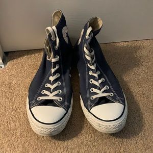 Navy converse